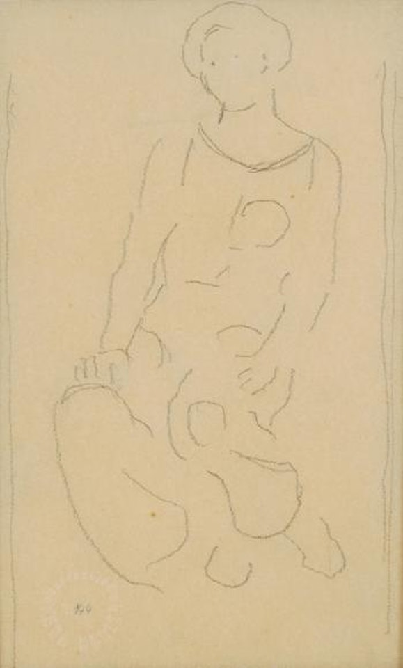 Etude pour l'Heure Sacrée by Ferdinand Hodler