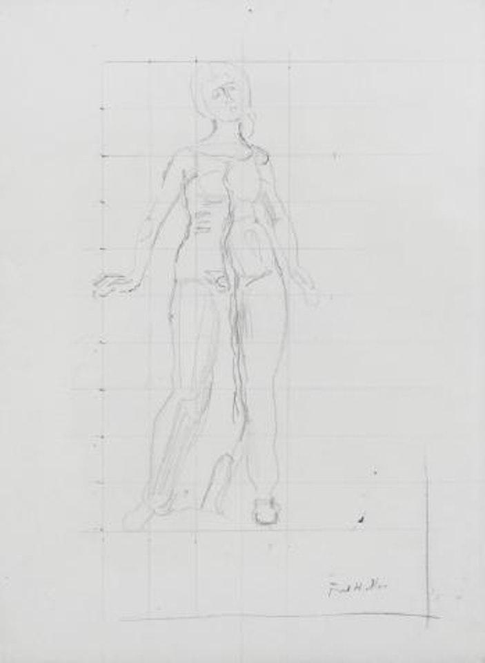 Étude d'une figure by Ferdinand Hodler