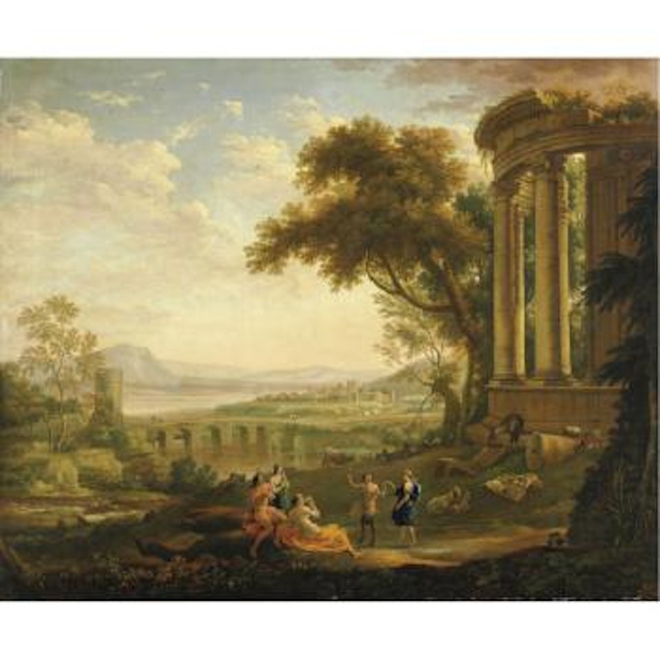 Paesaggio Con Satiro e Ninfa by Claude Lorrain