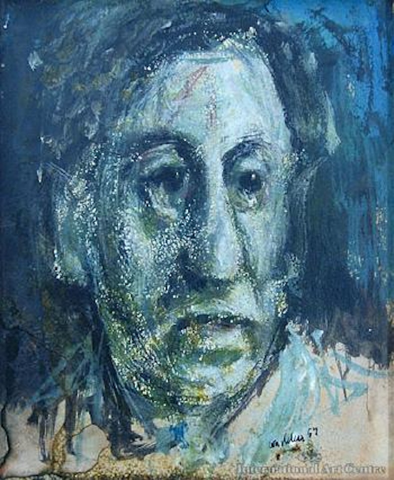 Portrait of Clem - artist's father by Brett Whiteley