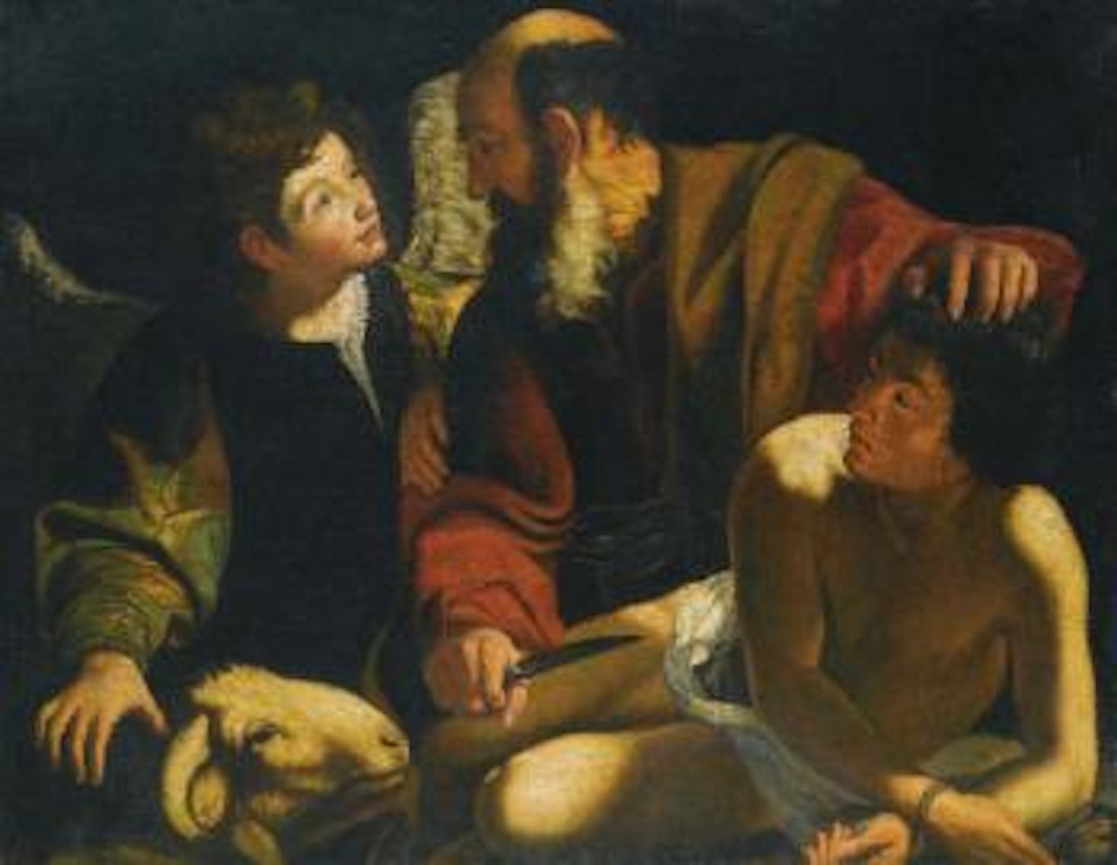 The Sacrifice Of Isaac by Caravaggio