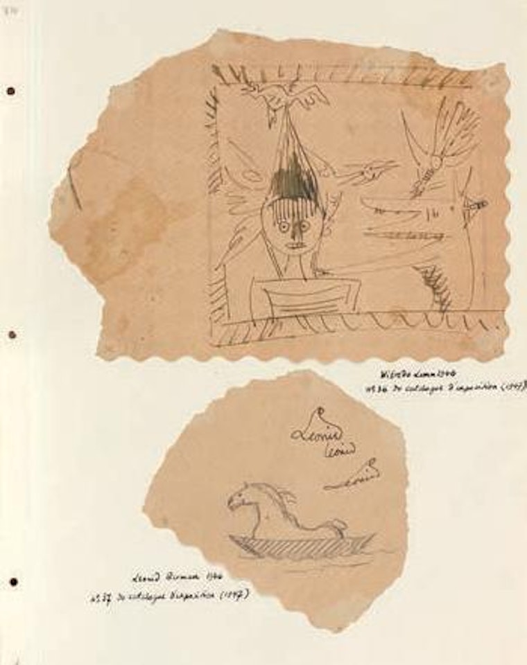 Collection of works by Leonid Gustavovic Berman by Wifredo Lam