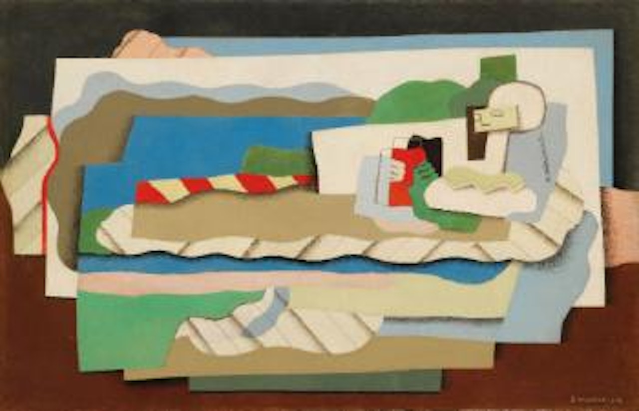 Fillette Allongée by Georges Valmier