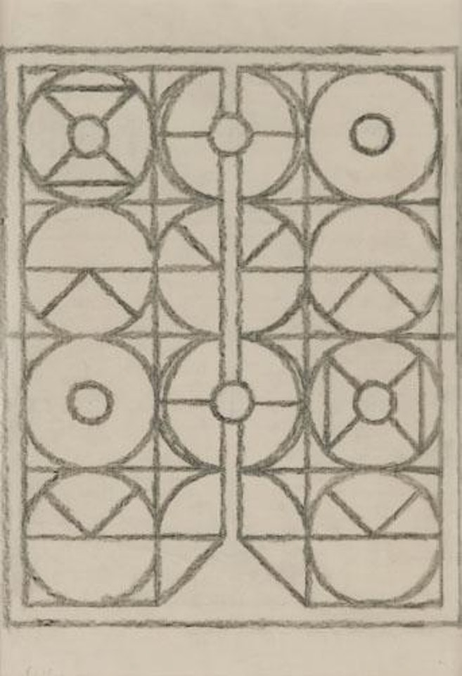Étude Pour "Air Et Feu" by Auguste Herbin