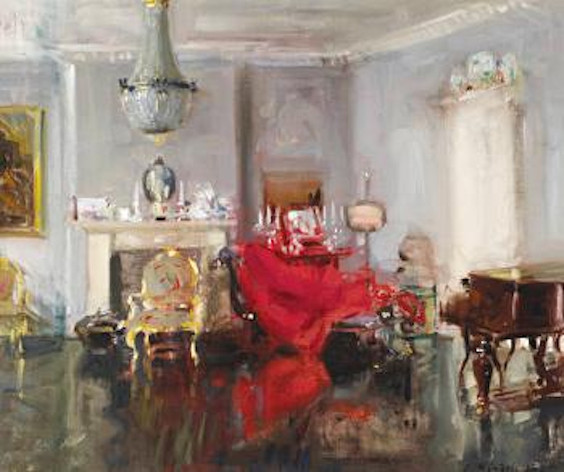 The artist's drawing room by Francis Campbell Boileau Cadell