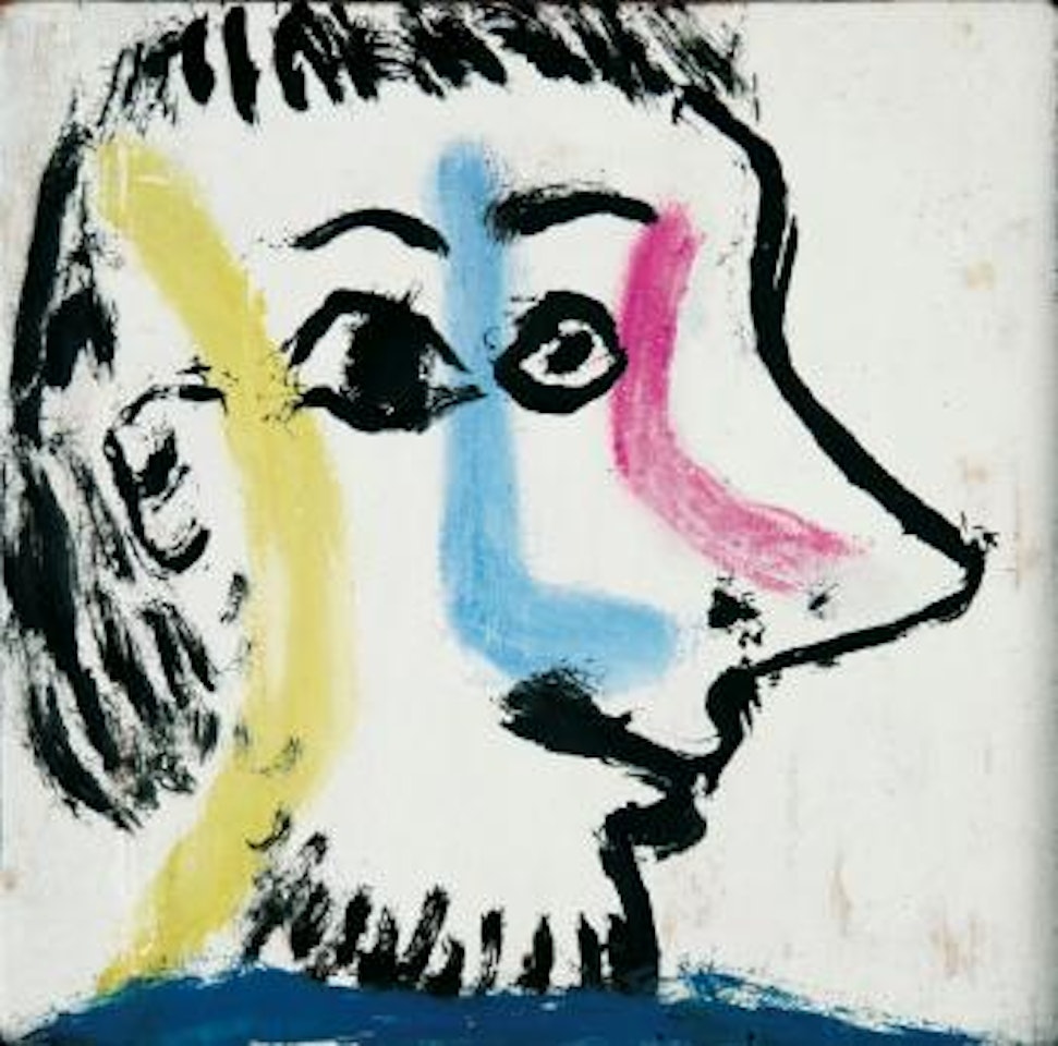 Tête d'homme de profil by Pablo Picasso