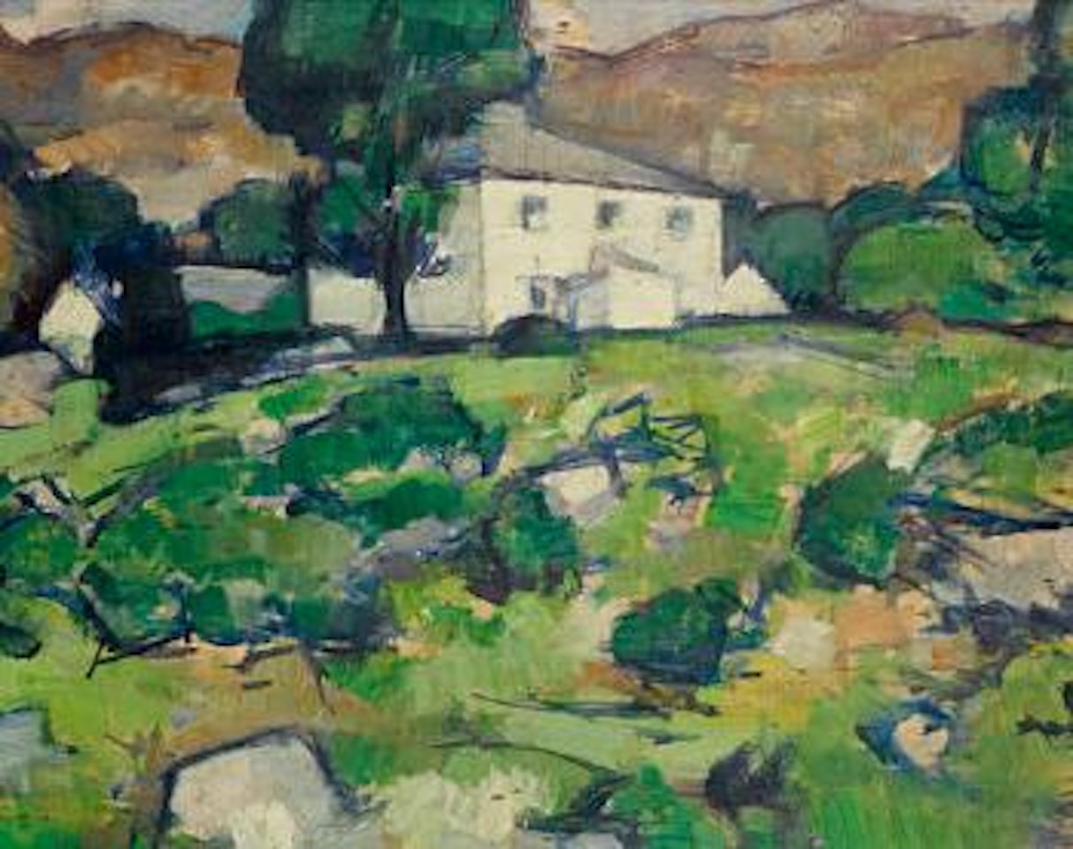 The white farm by Samuel John Peploe