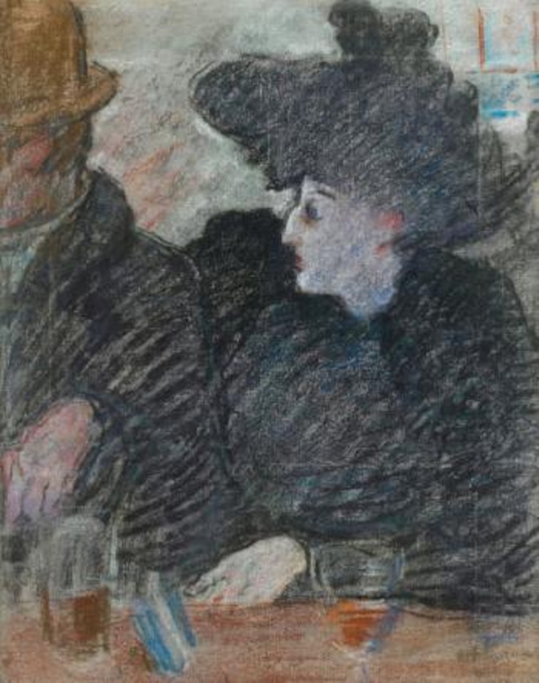 À La Brasserie by Louis Valtat