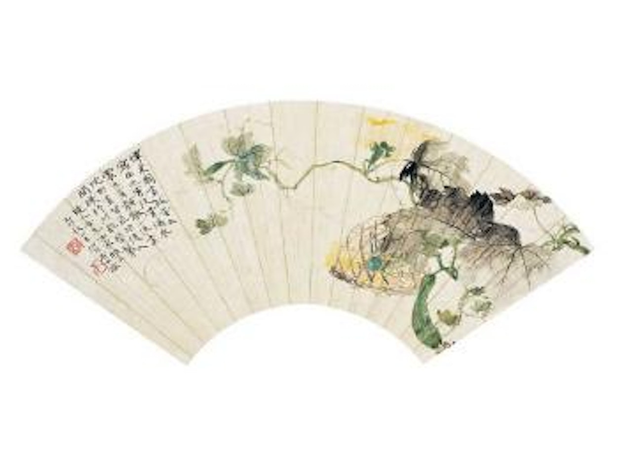 Cricket and Luffa by Lu Yifei