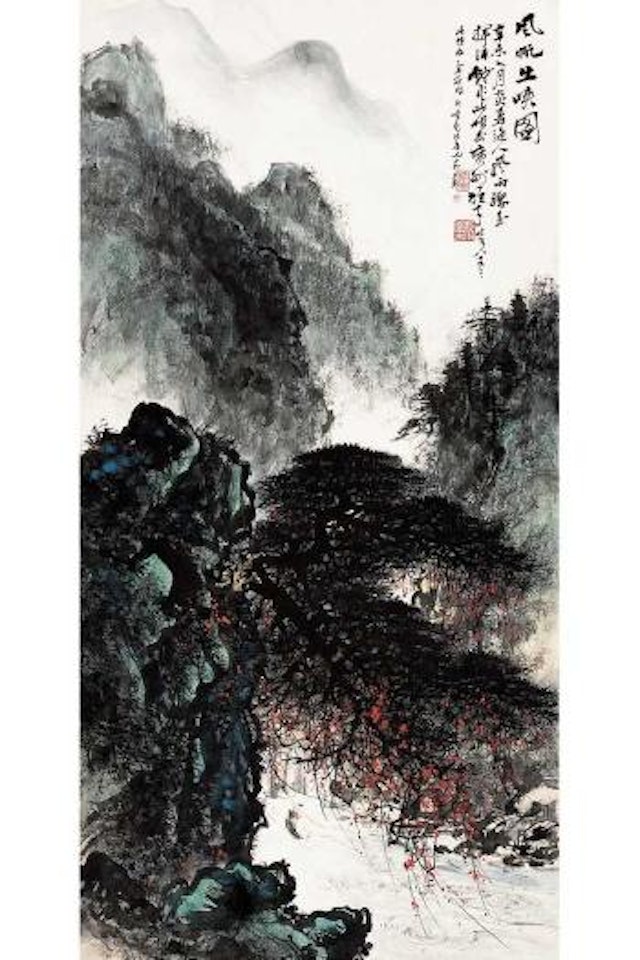 Sailing out of the gorge by Li Xiongcai