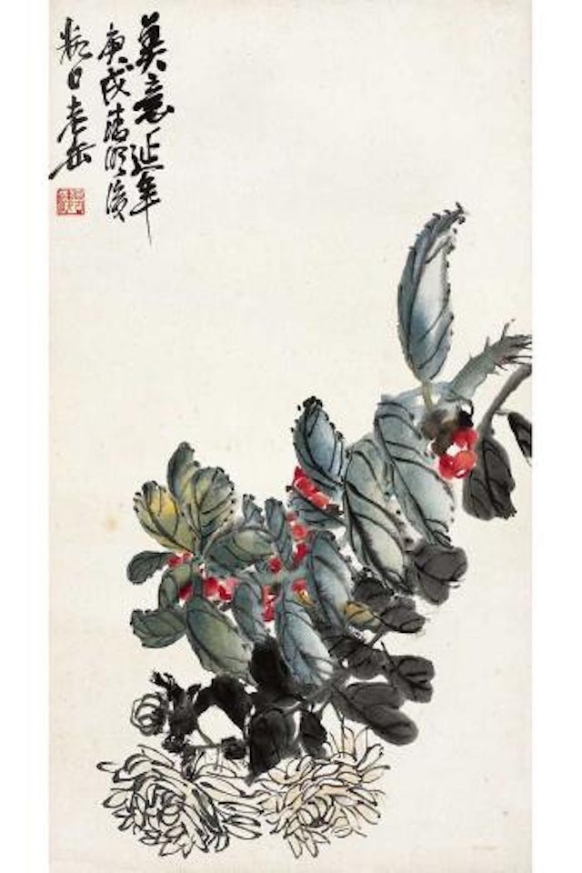 Chrysanthemum by Wu Changshuo