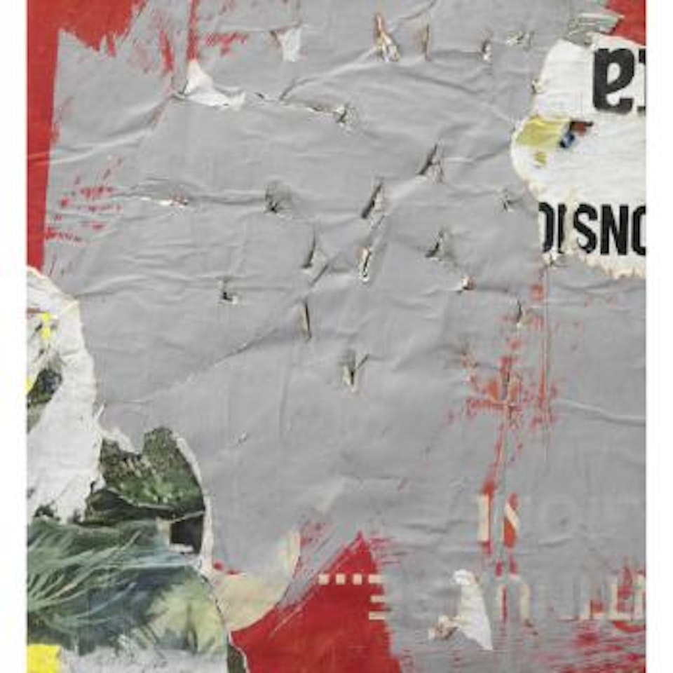 Omaggio a Fontana by Mimmo Rotella