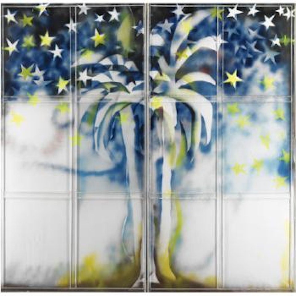 Tutte Stelle + Particolare Dell'oasi by Mario Schifano