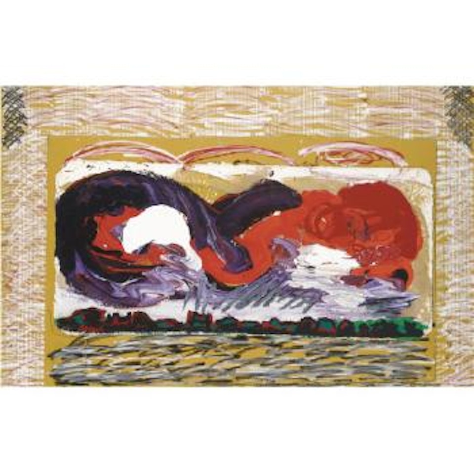 Clouds No. 7 (Cardboard Frame Series) by Karel Appel