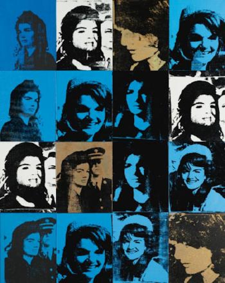 Sixteen Jackies by Andy Warhol