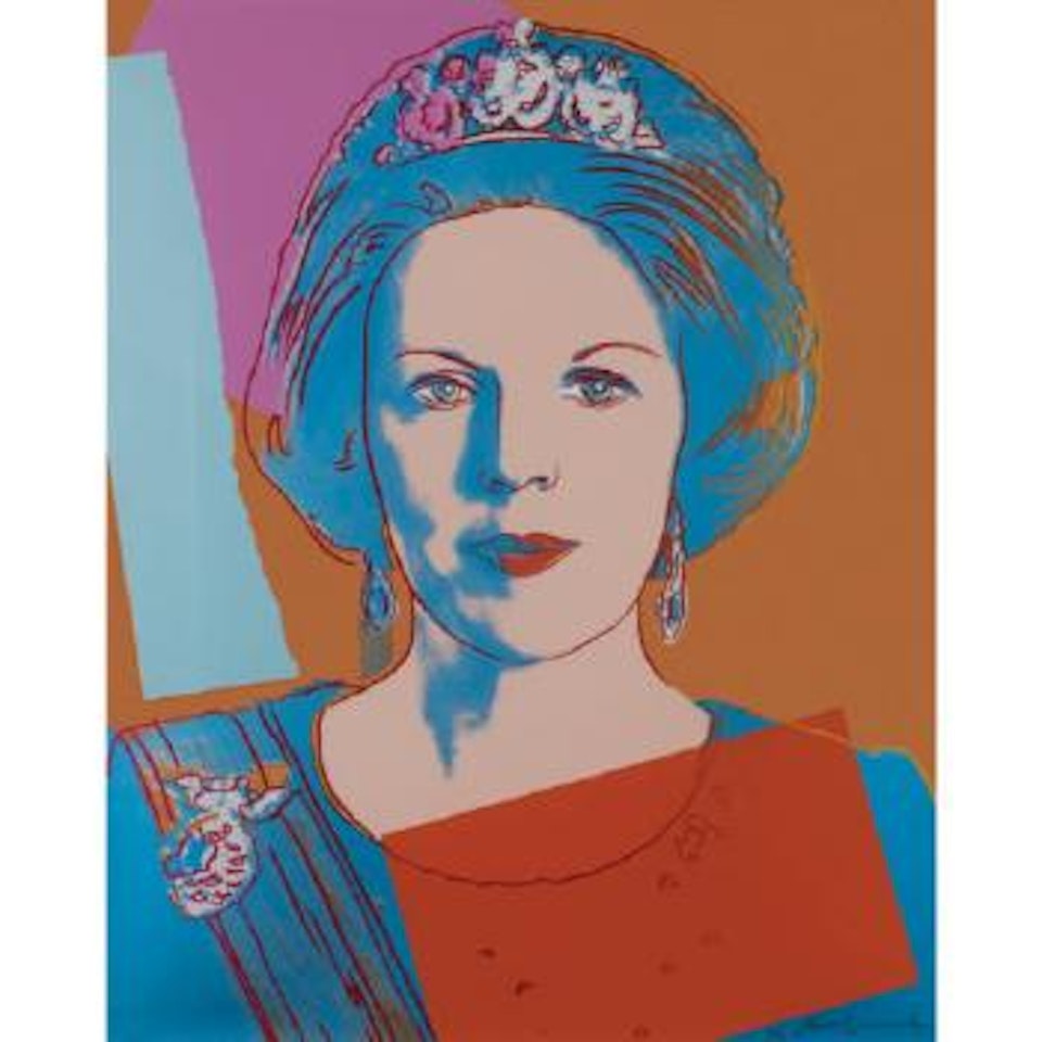 Queen Beatrix Of The Netherlands (See F.& S.iib. II.338-341) by Andy Warhol