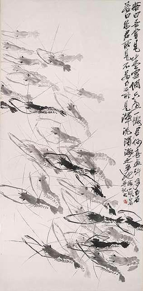 Garnelen by Qi Baishi