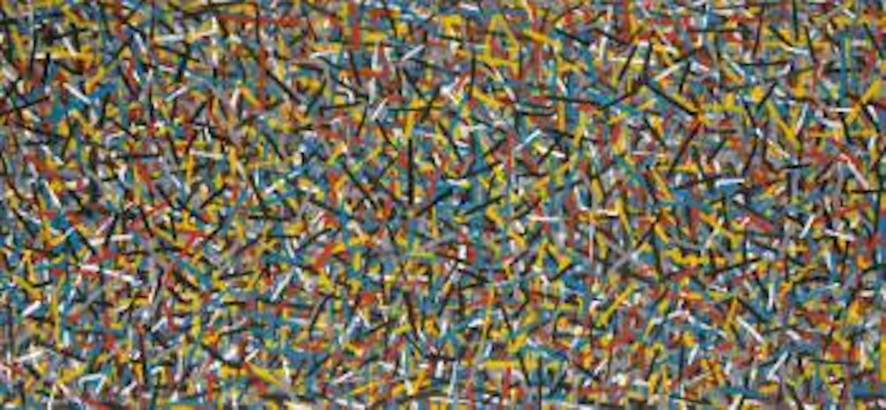 Brushstrokes In All Directions by Sol LeWitt