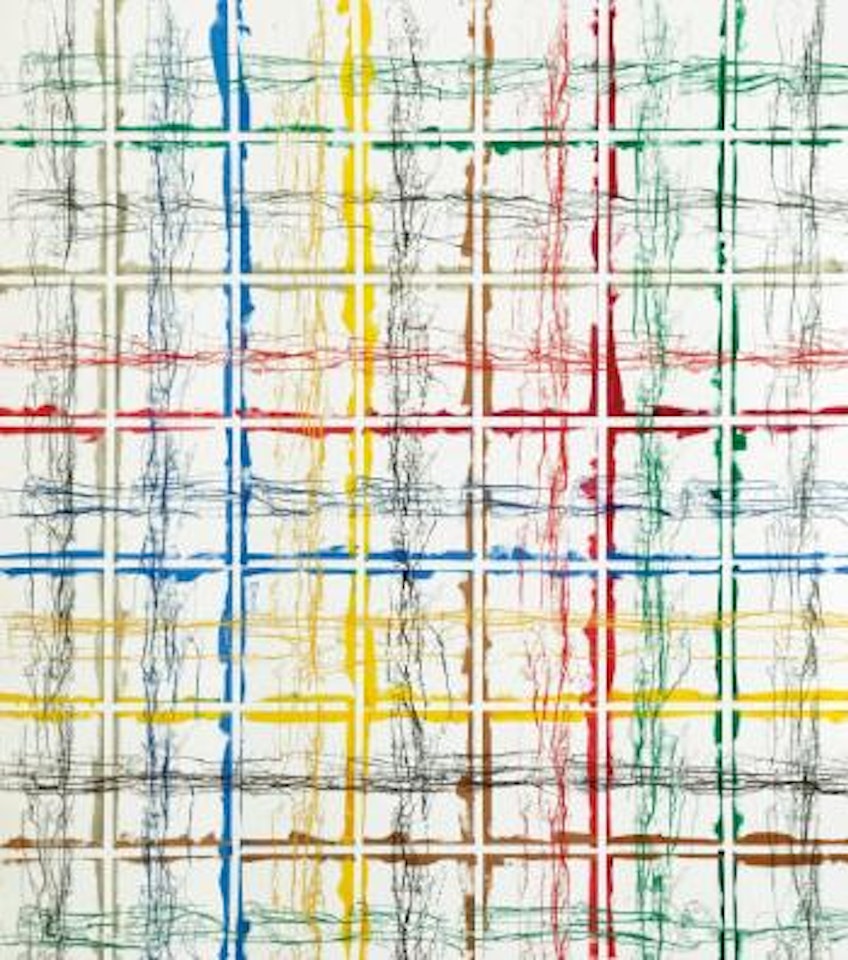 Double Grid by Ghada Amer