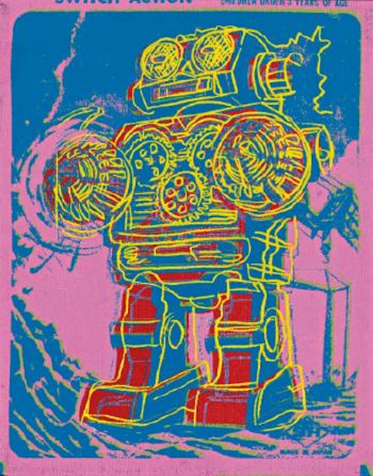 Robot (Toy Painting) by Andy Warhol