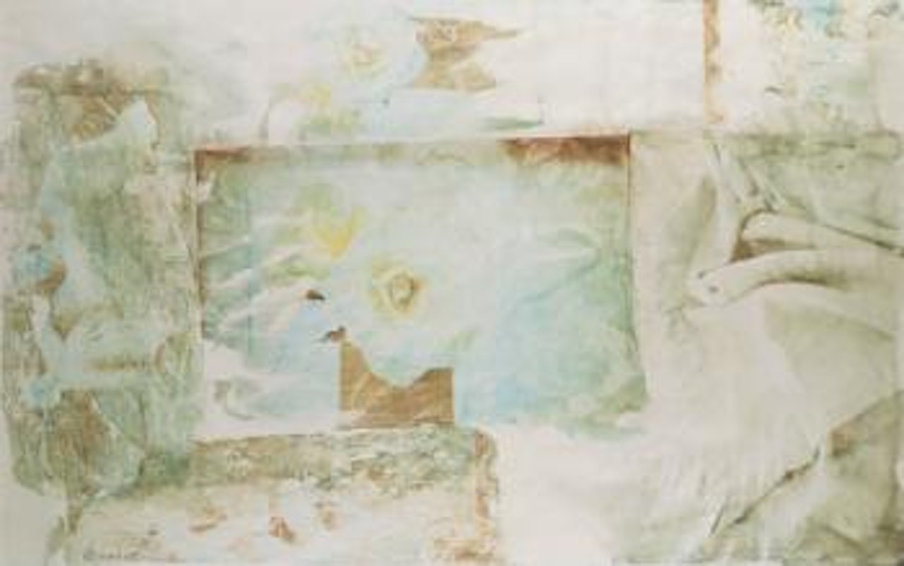 Rosebed (Anagram) by Robert Rauschenberg
