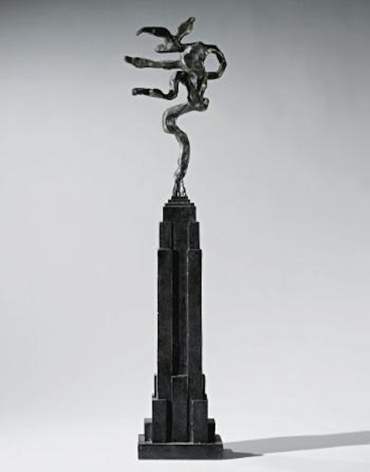 Nijinsky Hare On Empire State Building by Barry Flanagan