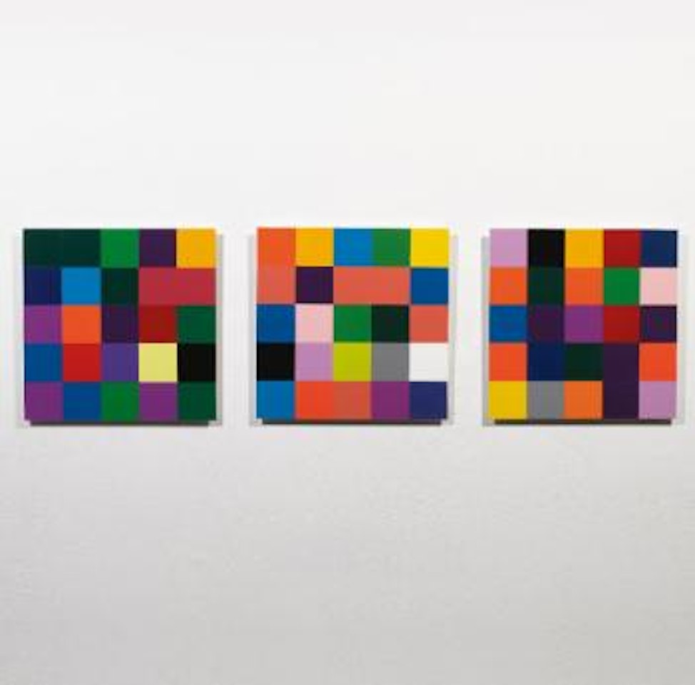 25 Farben [Three Works] by Gerhard Richter