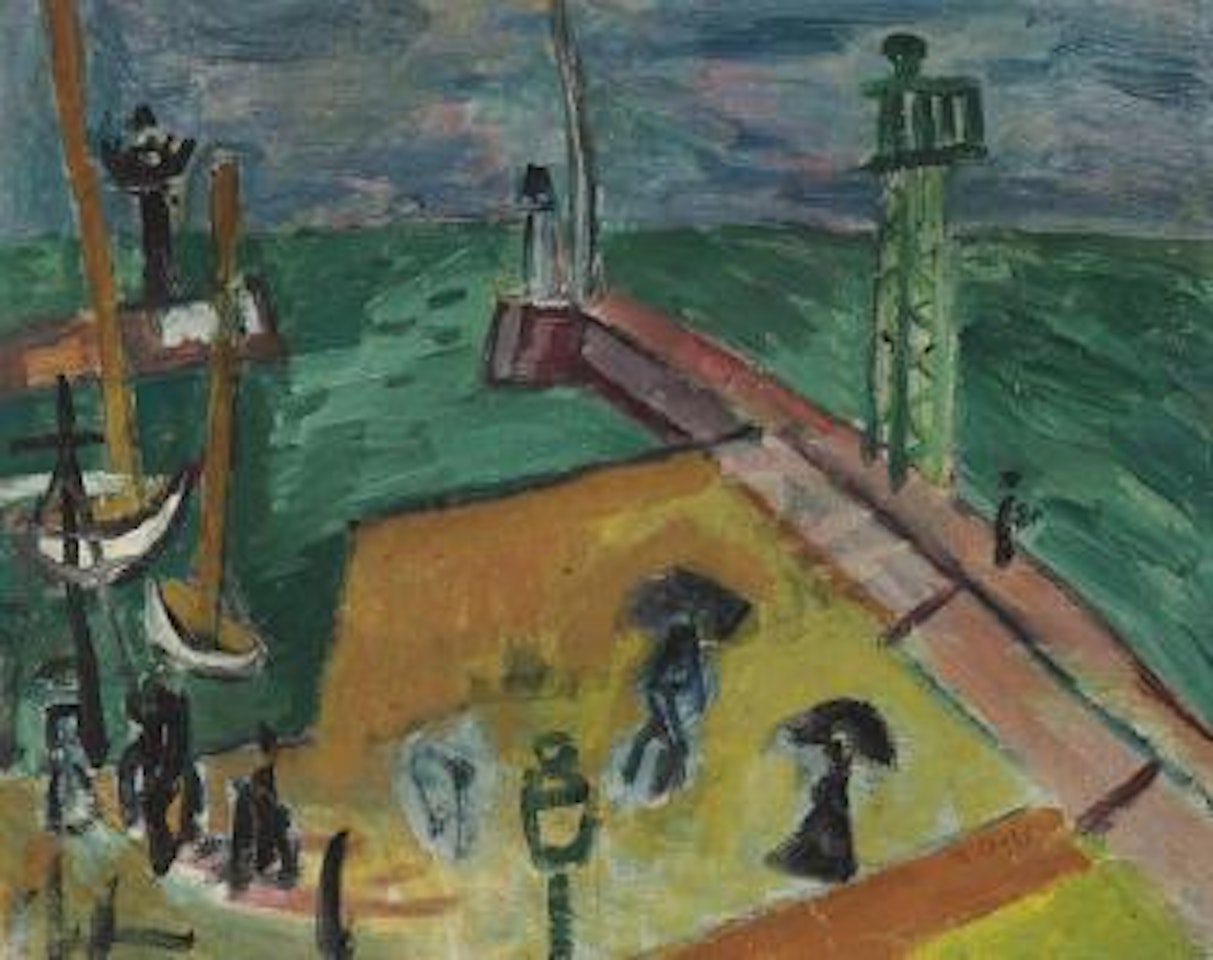 Vue du port, Sainte-Adresse by Raoul Dufy