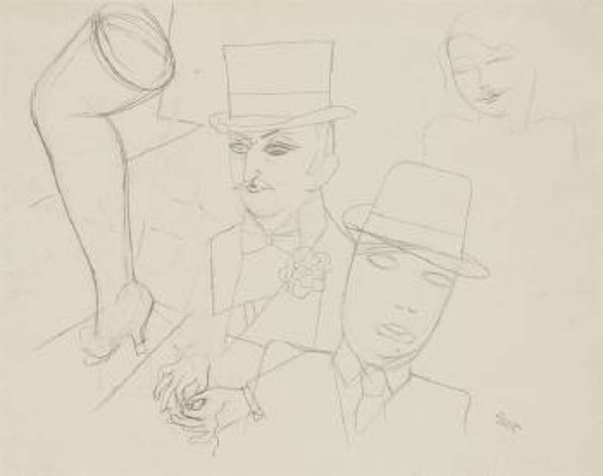Strassenszene, Berlin by George Grosz