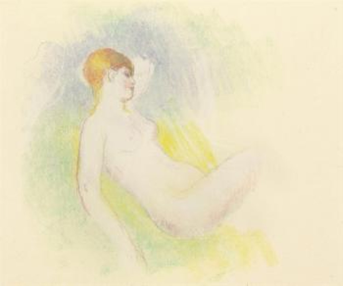 Nu endormi au bras levé by Pierre-Auguste Renoir