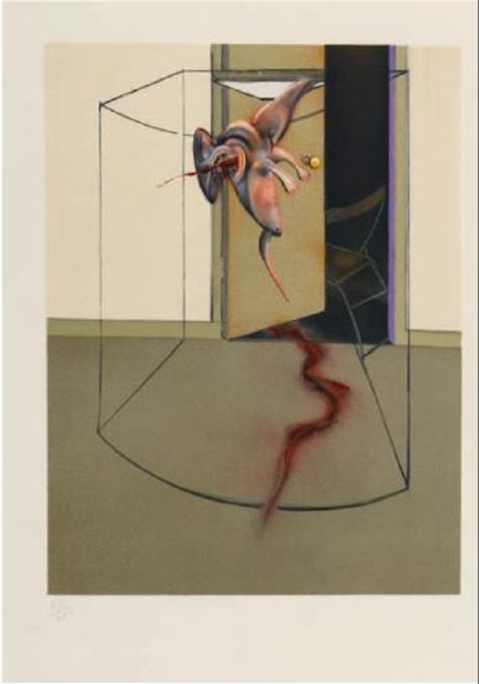 Triptych inspired by Oresteia of Aeschylos by Francis Bacon