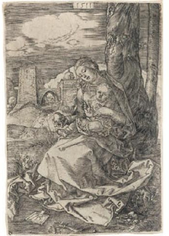 Die Jungfrau mit der Birne by Albrecht Dürer