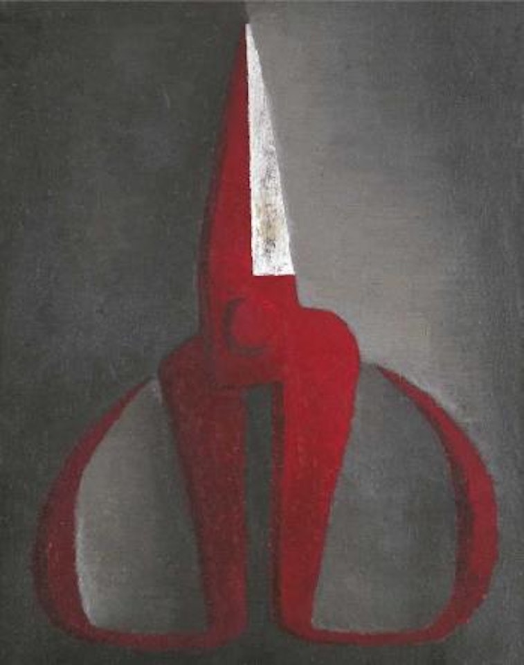 Red scissors by Mao Xuhui