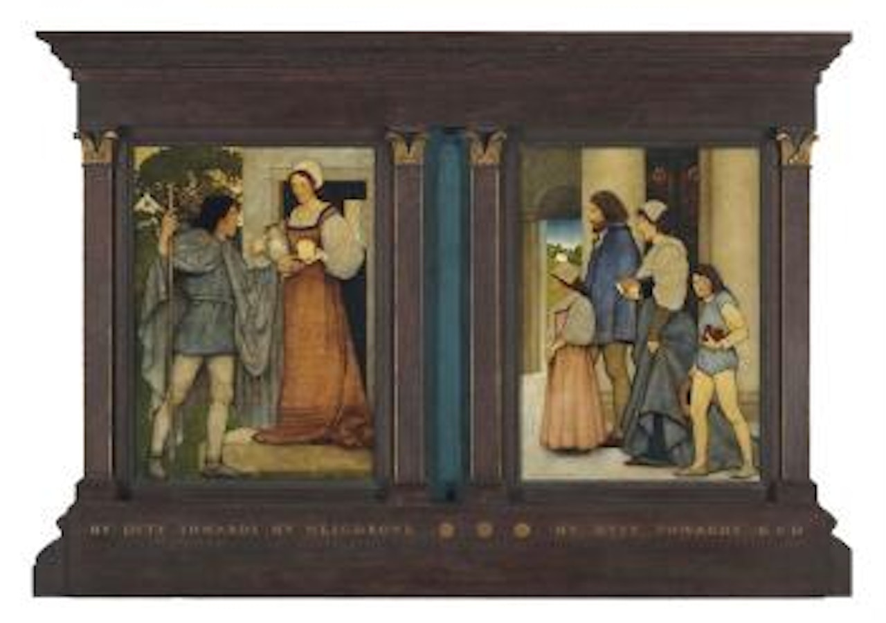 My duty towards my neighbor. And my duty towards god by Maxfield Parrish