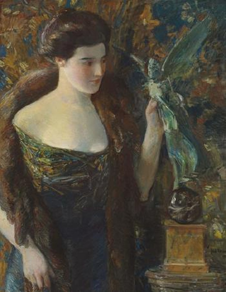 Portrait of Mrs. Corbett by Childe Hassam