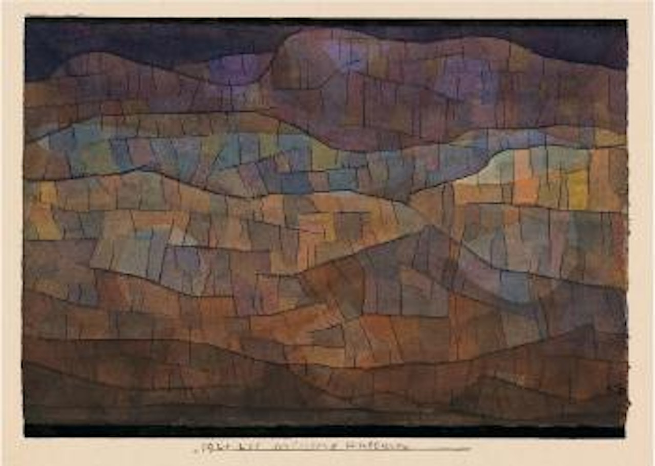 Verlassene Kulturen by Paul Klee