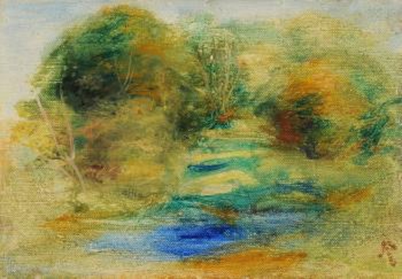 Landschaftsstudie by Pierre-Auguste Renoir