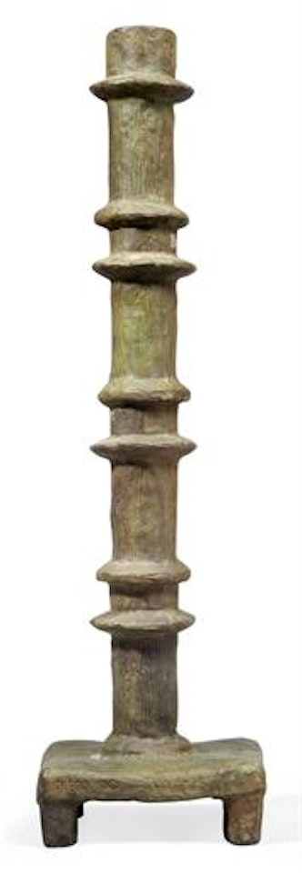 Pied de lampe en forme de bougeoir by Diego Giacometti