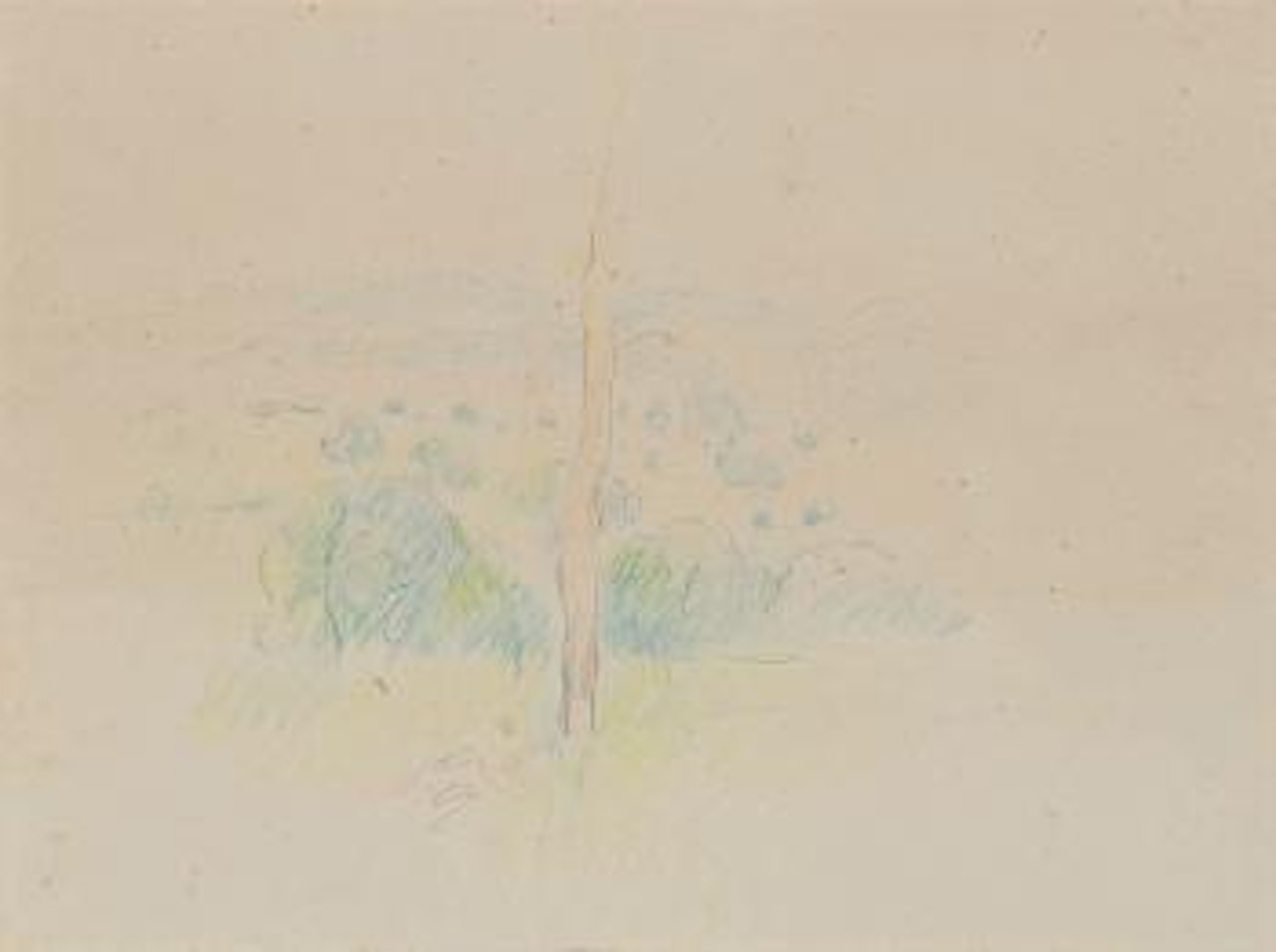 Paysage de Mézy by Berthe Morisot