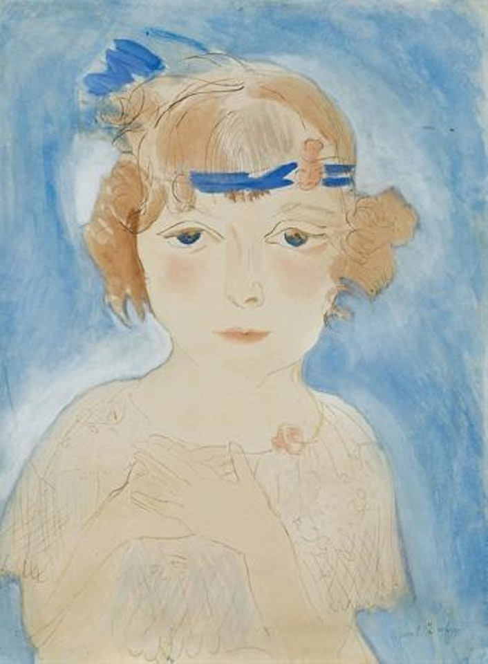 Portrait de Jeanne Chaix by Raoul Dufy