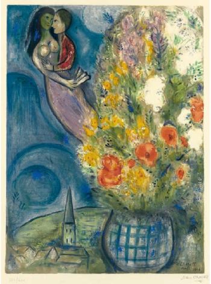 Les coquelicots by Marc Chagall