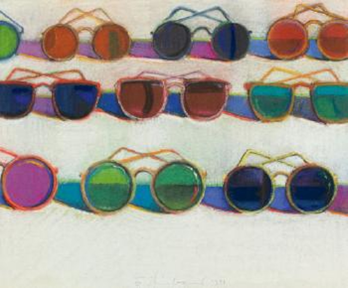 Dark Glasses by Wayne Thiebaud