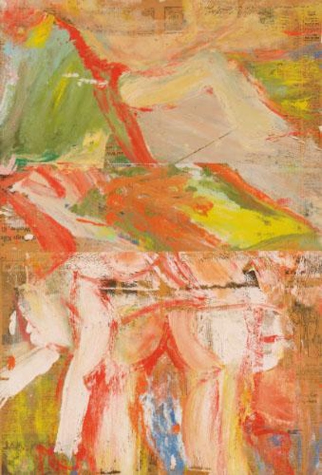 Woman In a Landscape by Willem de Kooning