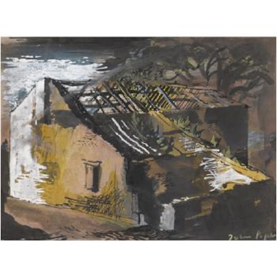Ruined Cottage, Yorkshire by John Piper