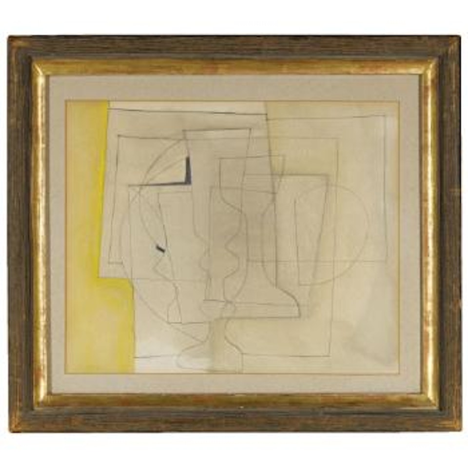 May 25-53 (Goblet With Yellow) by Ben Nicholson, O.M.
