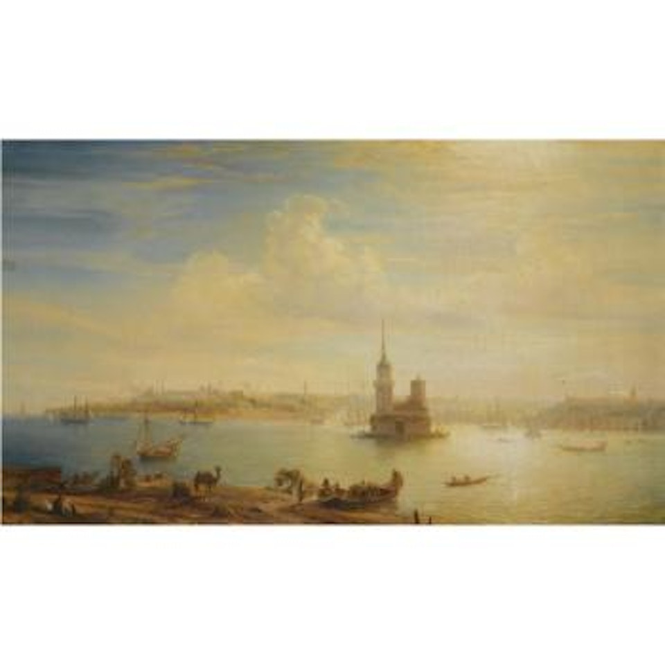 View Of Leander's Tower And The Bosphorus by Continental School