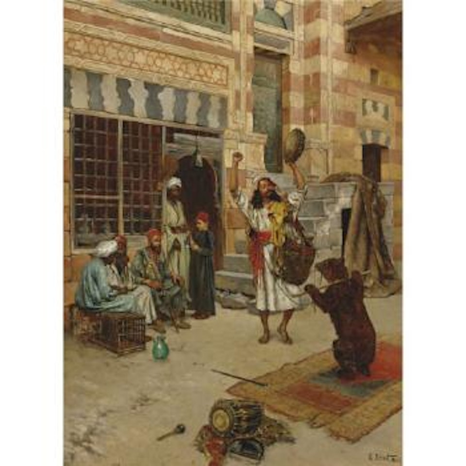 An Afternoon Show by Rudolf Ernst