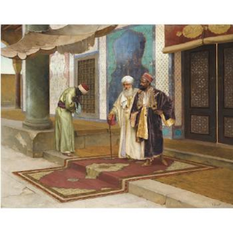 Leaving The Mosque by Rudolf Ernst