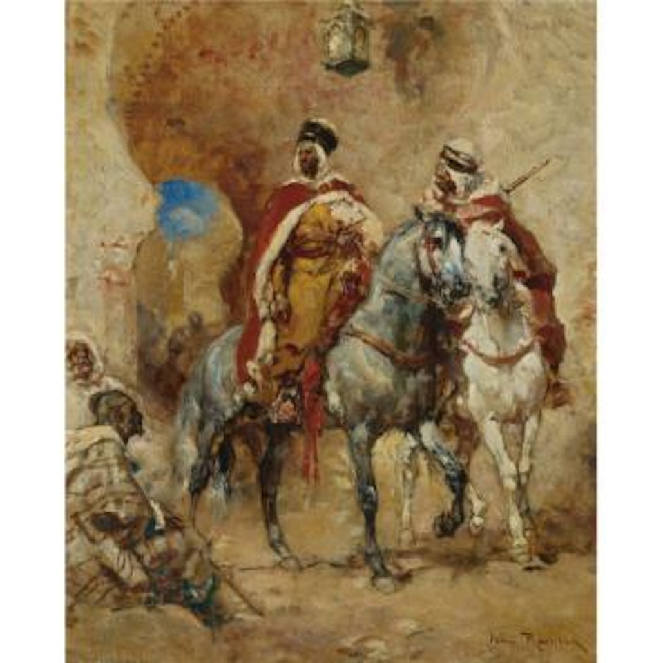 Chevaliers Devant La Citadelle by Henri Émilien Rousseau