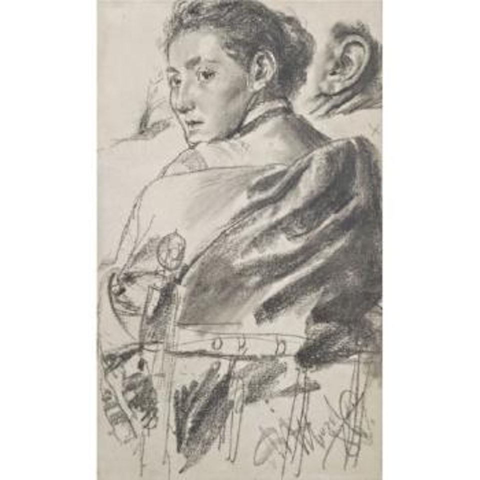 Figurenstudie (Figure Study) by Adolph Menzel